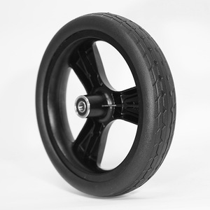 Naidong 12x2.125 Swivel <b>Wheel</b> Airless Wear-Resistant Non-Slip Manual Wheelchair - Product Image 3
