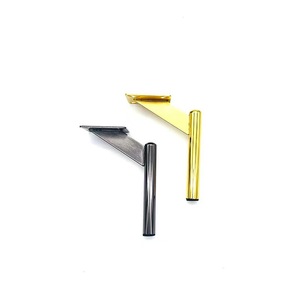Wansheng Metal Furniture Legs 15cm 18cm Matte Black Gold Gunmetal Black Plated Carbon Steel Cabinet Support Legs - Product Image 3