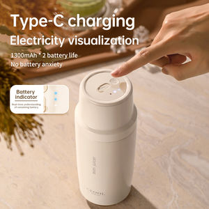 Mini-presse-agrumes rechargeable USB, mixeur personnel portable en acier inoxydable, faible bruit, utilisation en <span class=keywords><strong>voiture</strong></span>, alimentation électrique - Product Image 4