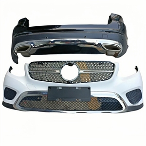 Cho Mercedes Benz GLC w253 phụ tùng thay thế front bumper với Sương Mù Ánh sáng nướng lưới tản nhiệt và phía sau Bumper Clips cho xe phía trước positi - Product Image 1