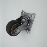 Roue pivotante industrielle en acier inoxydable Efon de qualité supérieure, capacité de charge de 60 kg, roulement à billes de précision, roue pour meubles