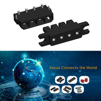 Conector de alimentación de alta corriente de 100A, enchufe y enchufe de montaje en PCB de ángulo recto para distribución de energía, inversores solares y sistemas UPS