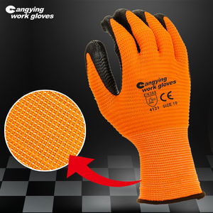 شوانجين نيتريل يعمل 13 جرام تجعد أعمال البناء للقفازات اليدوية بوليستر قبضة - Product Image 4
