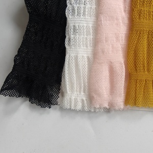 Tela de LICRA de malla con agujeros de secado rápido de nailon Jacquard de alta elasticidad para sujetador <span class=keywords><strong>y</strong></span> bragas sexis - Product Image 5