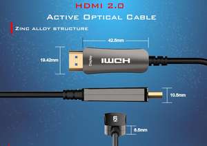Cable HDMI de fibra óptica de alta calidad 8K compatible con 3D - Product Image 6
