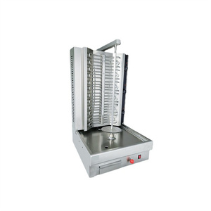 Machine à kebab verticale au gaz pour la restauration rapide, équipement de grillade avec 4 brûleurs - Product Image 5