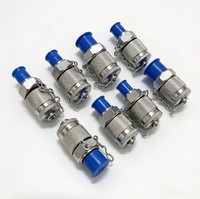 Kit de test de pression hydraulique pour excavatrice de qualité OEM, boîte verte, 3 tuyaux de test, 3 manomètres, 6 raccords de test