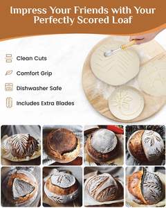 Cesta de fermentación de silicona para pan, tipo Sling Show Box, ovalada de 10 pulgadas y redonda de 9 pulgadas, para pan de masa madre - Product Image 5