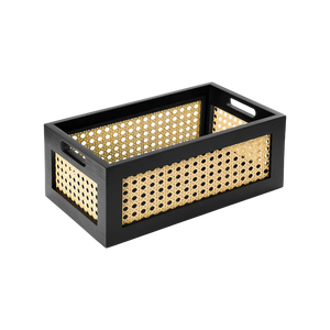 Cesta de Almacenamiento de Mimbre Natural Hecha a Mano de Alta Calidad, Cesto de Madera y Ratán, Organizador Decorativo, Artesanía Vintage Son Tra - Product Image 2