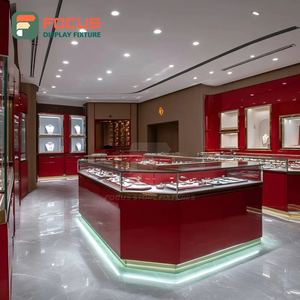 Luxury Jewelry Display Counter Tempered Glass Panel Jewelry Shop Jewelry Cabinet - Product Image 2