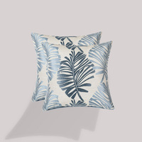 Bindi moderne Simple lin jeter oreiller haute fil teint Jacquard housse de coussin feuille pour un usage domestique-pour canapé salon chevet