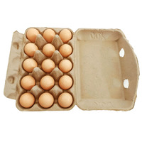 Plateaux et boîtes d'emballage en papier pour 15 œufs, biodégradables, réutilisables, imperméables, de haute qualité, personnalisés, adaptés aux aliments