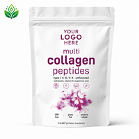 Poudre de peptides de collagène multi-sources, hydrolysée, provenant de bovins nourris à l'herbe et élevés en pâturage, pour le soutien de la peau, des cheveux, des ongles et des articulations