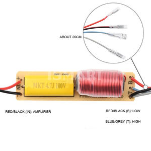80w高低2路HiFi扬声器分频器DIY模块，用于汽车音响系统改装汽车扬声器分频器 - Product Image 3