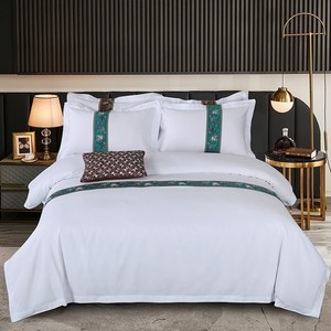 Sang trọng thêu tấm bộ đồ giường đặt Duvet cover & pillowcase cho home & khách sạn năm sao - Product Image 1