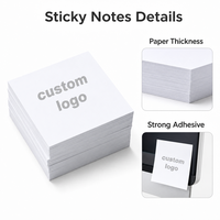 Notes autocollantes OEM pour l'école, logo personnalisé, notes autocollantes réutilisables faciles à déchirer, rappels pour la salle de classe, fabricant d'origine