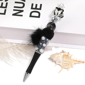 12mmPearl Rose Pottery Mud Bead Fine Sparkle Camelia Ball DIY Phone Chain Bead Pen Accesorios de joyería - Product Image 2