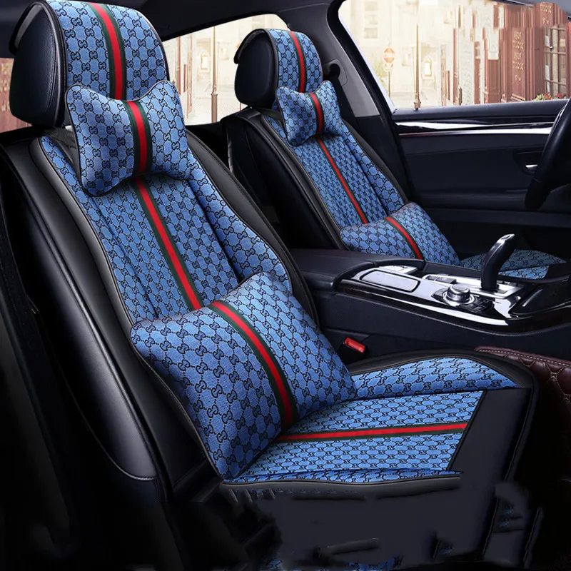Universal PU Leather Car Seat Covers Suitable Full Cover Fit Five Seats Cars