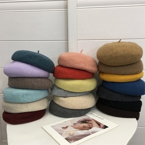 2022 fabricante de moda proveedor moda occidental elegante mujer escocés Floppy nigeriano sombreros gorra <span class=keywords><strong>boina</strong></span> para mujer señora - Product Image 4