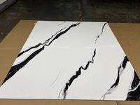 Panneau mural co-extrudé en PVC effet marbre carbone, placage bois de bambou et marbre brillant Hubei Baijiaxiang