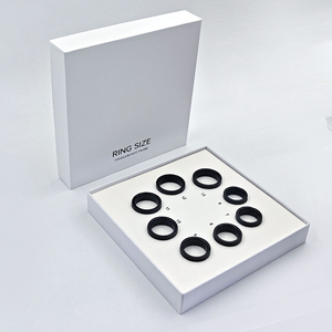 <span class=keywords><strong>Kit</strong></span> d'affichage d'anneaux de fiançailles de mariage magnétiques avec support en diamant, outil de vente avec boîtier en plastique - Product Image 6