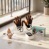 Gants de massage robotisés Wufeng pour l'entraînement des mains, gants de rééducation robotisés pour mains gauche et droite, pour personnes âgées et handicapées