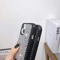 Étuis de téléphone portable mignons avec cristaux brillants 3D en forme de diamants pour iPhone 14 13 12 11 Pro Max XS XR X 7 8 Plus SE 2020, housses en diamant
