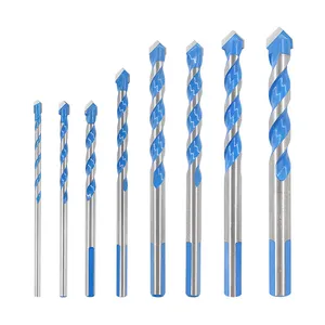 HKTools Carbide Tipped Multi-Functional Masonry Drill Bit Triangle Shank For Ceramic Tile Concrete
