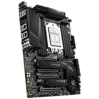 Carte mère MS'I TRX40 PRO 10G d'occasion pour processeurs de bureau AMD Ryzen Threadripper pour socket STRX4 avec 8 DDR4 256 Go de mémoire