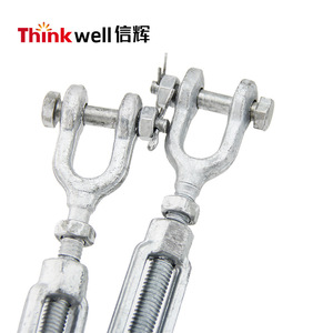 Tornillo de tracción Thinkwell de ojo a ojo 14x4 de acero al carbono electrogalvanizado para transmisión de energía - Product Image 1