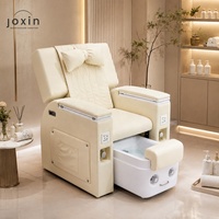 Équipement de salon de manucure haut de gamme, chaises de pédicure électriques inclinables, fauteuil de spa de luxe avec lavabo