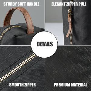 男性用トラベルトイレタリーオーガナイザー、大開口防水トイレタリーバッグ - Product Image 6