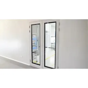 Gastight Single Hospital Surgery Room Iso Industrial Building Modular Clean Room Windows Fire Resistant Door