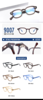 Nouvelles Lunettes Anti-Lumière Bleue Design Cadre Rond Rétro en Acétate – Vente en Gros de Montures Optiques Tendance