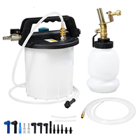 Kit de purge de frein à vide Sunbright 3L, kit de purge de liquide de frein pneumatique avec bouteille de remplissage de 1L et adaptateurs-06