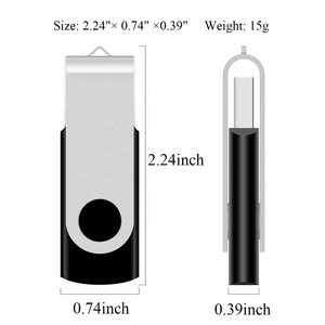 Unidad Flash USB Giratoria con Logotipo Personalizado al Precio Más Bajo, 2.0, 512 MB, 1 GB, 2 GB, 4 GB, Unidad de Memoria USB 3.0, 8 GB, 16 GB, 32 GB, Regalo al por Mayor - Product Image 3