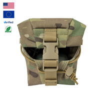 Sac à grenade tactique en nylon 500D vert, équipement de combat, pochette pour grenade simple