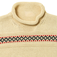 Pull en tricot à col rond pour homme, décontracté, polyvalent, jacquard, manches longues