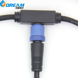 Connecteur de câble répartiteur intégré étanche DREAM Industrial M15 2 broches 1 à 4 pour projet d'éclairage urbain intelligent - Product Image 5