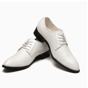 Nouvelles chaussures habillées en cuir PU à lacets et bout pointu pour hommes, style britannique, pour affaires, mariages et occasions formelles, avec semelle extérieure en caoutchouc - Product Image 5