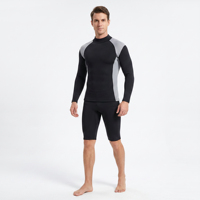 Haut de surf pour homme 2 mm en néoprène Flatlock, couleur personnalisée, veste de surf sans fermeture éclair