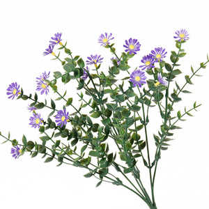 Flores de Plástico, Ramo de Flores Artificiales, Ramo Decorativo para Decoración del Hogar, Oficina, Jardín, Decoración del Hogar, Plantas Artificiales - Product Image 2
