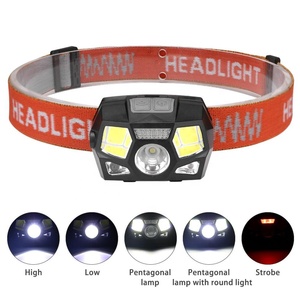 Bán Buôn Ánh Sáng An Toàn Màu Đỏ Tốt Nhất Head Lamp, Chạy Cắm Trại Đèn Pha Không Thấm Nước 6 Chế Độ Pivotable Head LED Đèn Pha Đèn Pin - Product Image 4