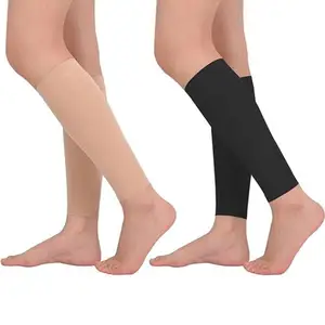 Compports OEM篮球尼龙时尚医用压缩针织跑步小腿袖带静脉曲张腿