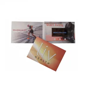 ビデオ小冊子Hdスクリーンパンフレット中国の自家製ビデオパンフレットサプライヤープロモーション用ビデオ広告パンフレット