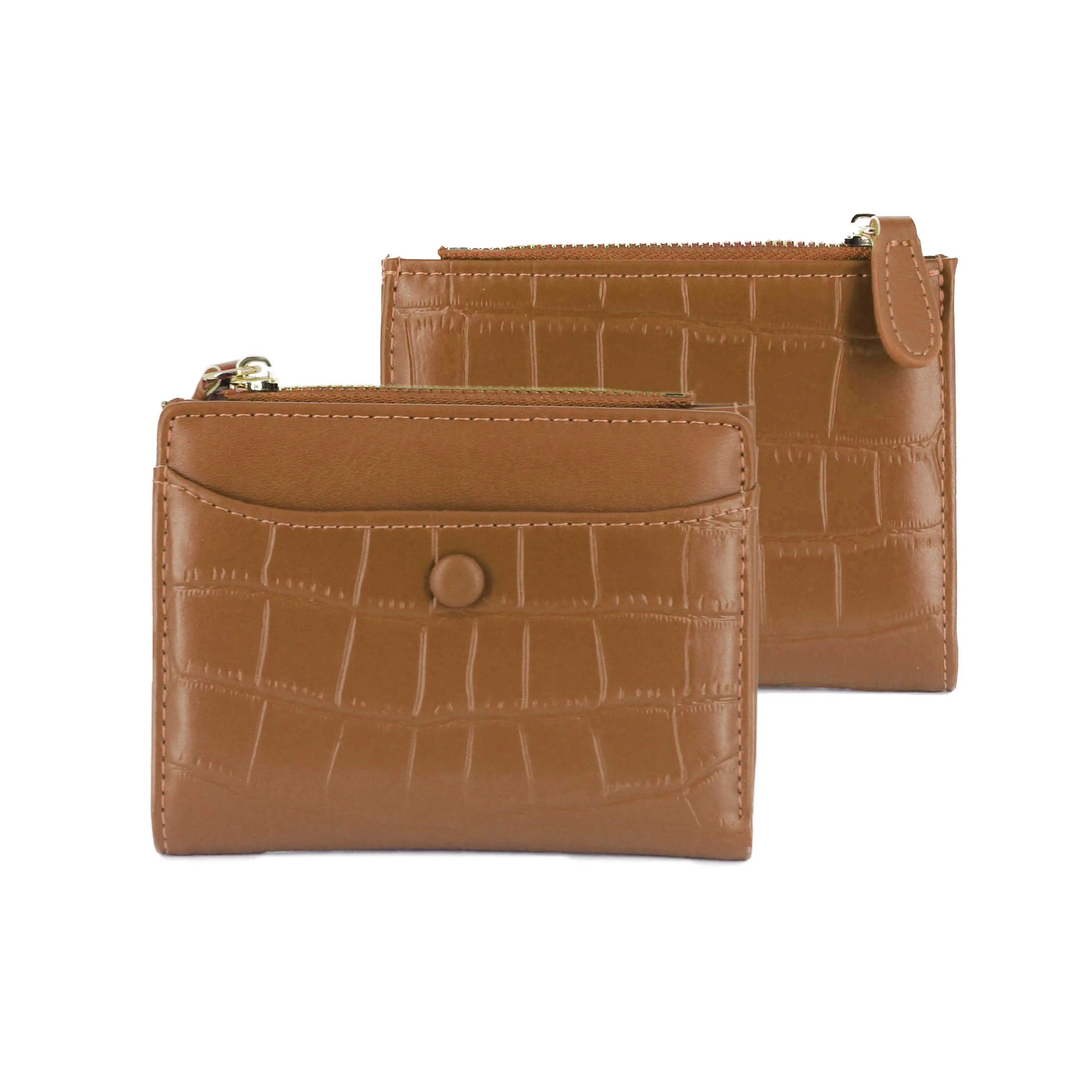 customized card holder man money bag purse zipper wallet slim wallet pu leather credit card holder wallets