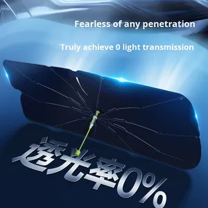 Parasol Plegable <span class=keywords><strong>para</strong></span> Parabrisas Delantero de Coche, Aislamiento Térmico y Protección UV, Ideal como Regalo Empresarial - Product Image 4