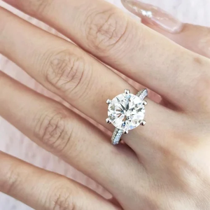 Bague Éternité en Argent 4.70 avec Diamant de Laboratoire Certifié IGI – Joaillerie Fine Premium pour Fiançailles, Mariage, Cadeau Romantique - Product Image 2