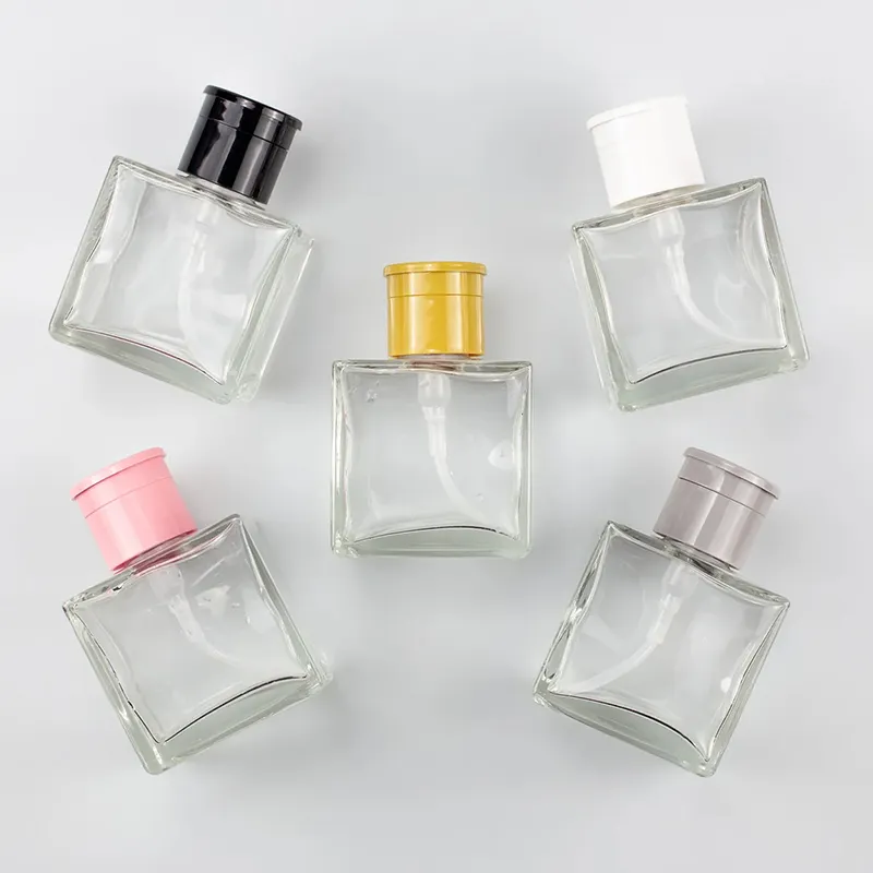 custom empty 50ml glass refillable car diffuser perfume set mist continuous spray fragrance bottles packaging perfume atomizer