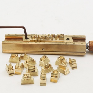 Moule à lettres personnalisé pour logo, outil de gravure en laiton, fer à marquer, moule de marquage à chaud pour cuir, personnalisation d'initiales - Product Image 6